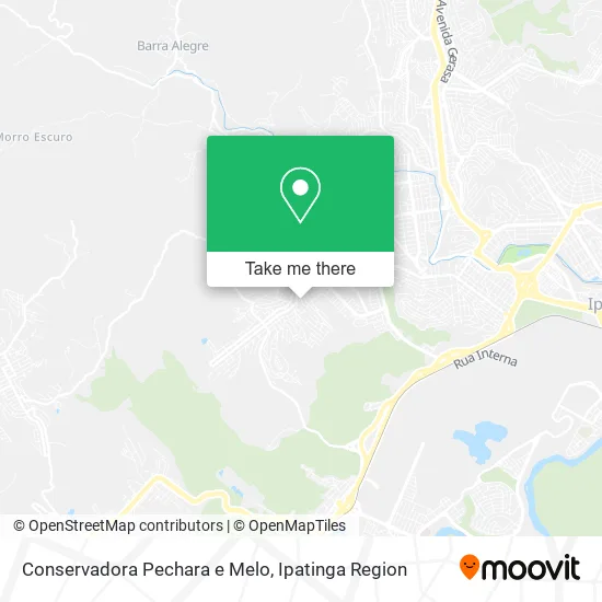 Conservadora Pechara e Melo map