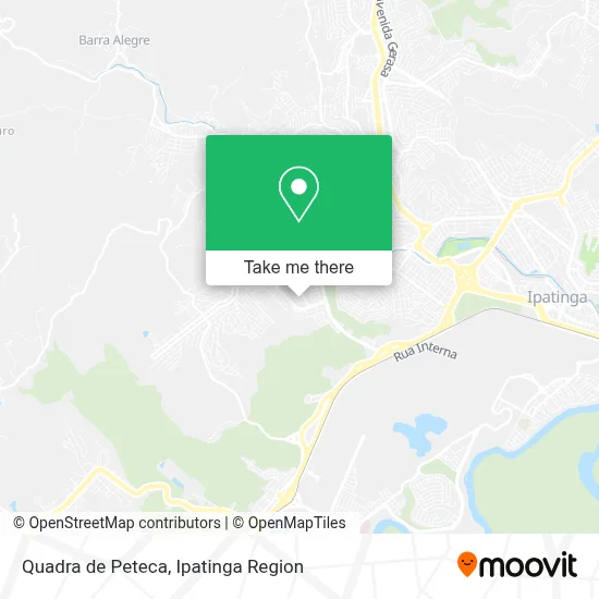 Quadra de Peteca map