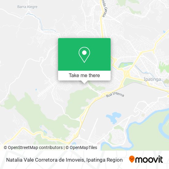 Mapa Natalia Vale Corretora de Imoveis