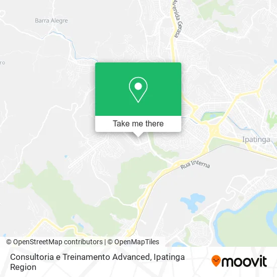 Consultoria e Treinamento Advanced map