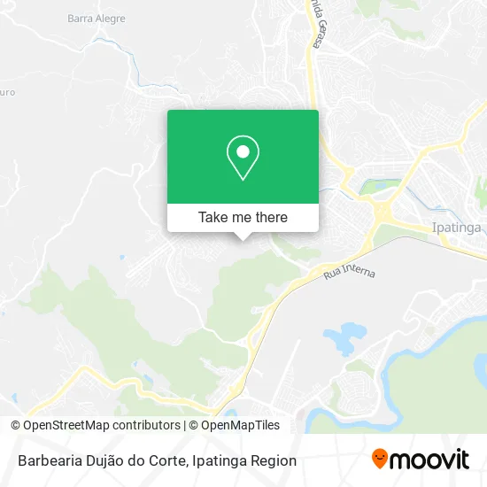 Barbearia Dujão do Corte map