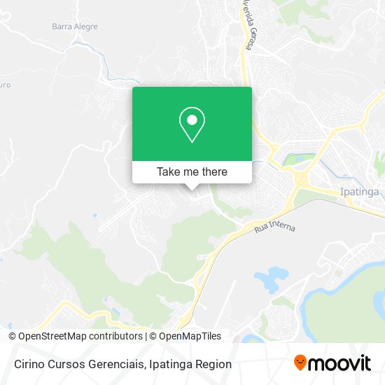 Cirino Cursos Gerenciais map