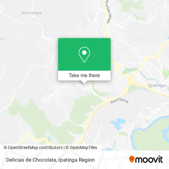 Delicias de Chocolate map