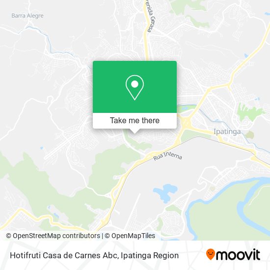 Hotifruti Casa de Carnes Abc map