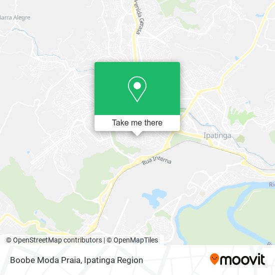 Boobe Moda Praia map