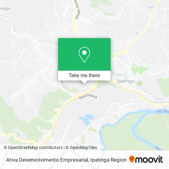 Ativa Desenvolvimento Empresarial map
