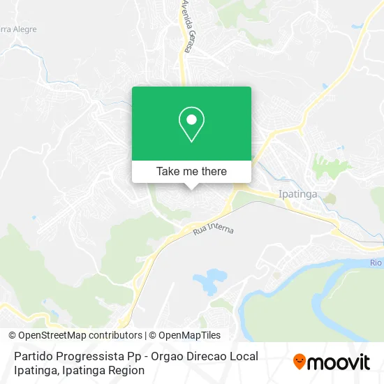 Partido Progressista Pp - Orgao Direcao Local Ipatinga map