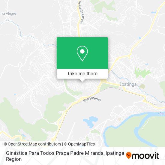 Ginástica Para Todos Praça Padre Miranda map