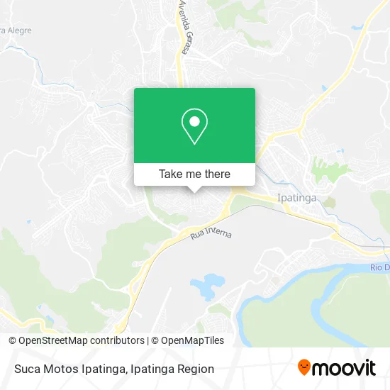 Suca Motos Ipatinga map