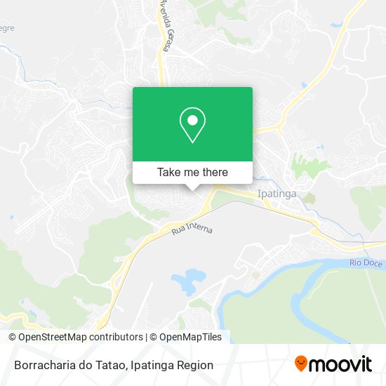 Mapa Borracharia do Tatao