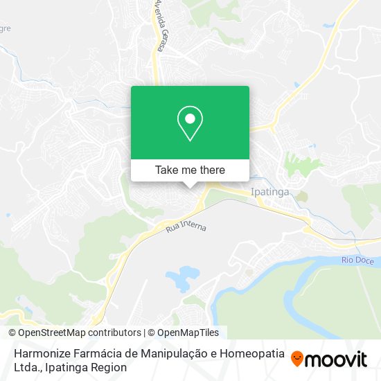 Mapa Harmonize Farmácia de Manipulação e Homeopatia Ltda.