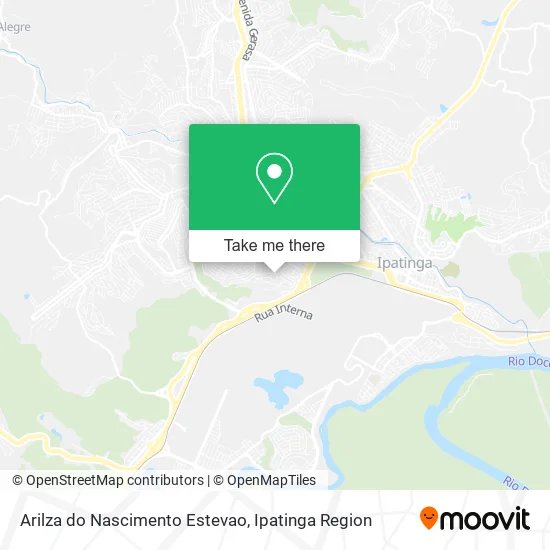 Arilza do Nascimento Estevao map