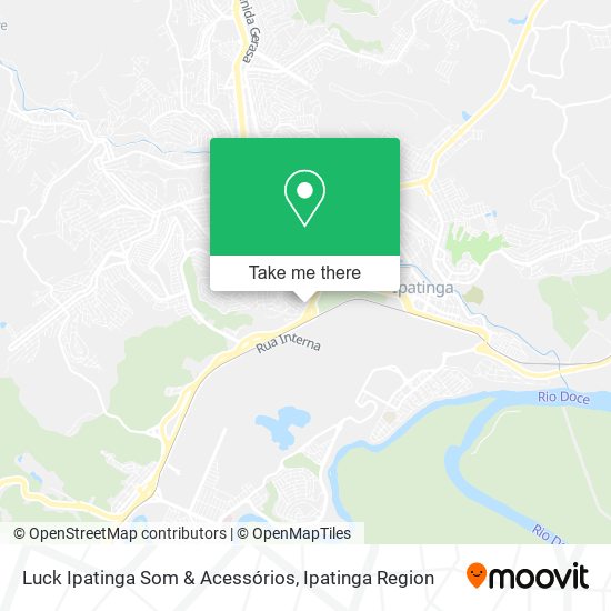 Mapa Luck Ipatinga Som & Acessórios