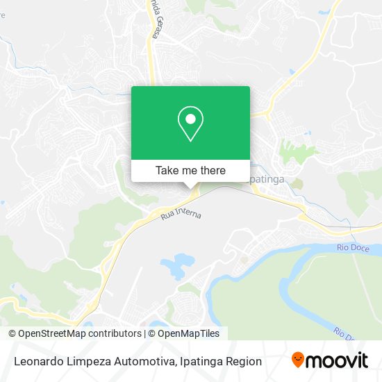 Leonardo Limpeza Automotiva map