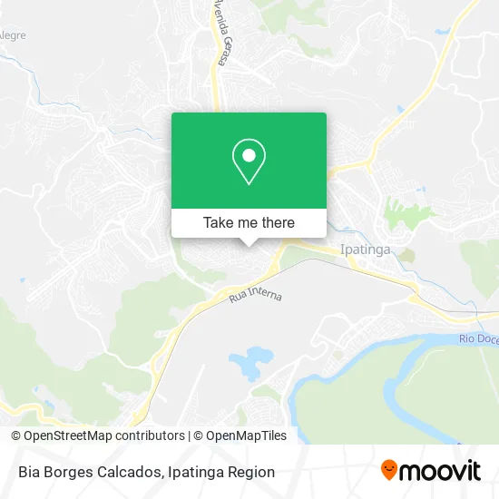 Bia Borges Calcados map