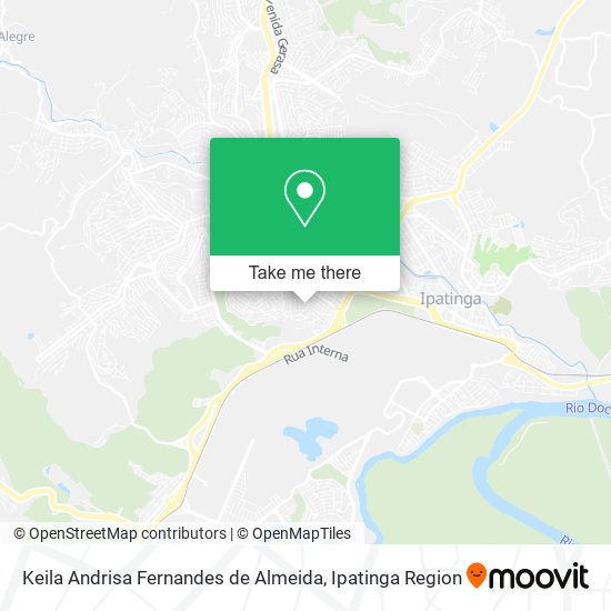 Keila Andrisa Fernandes de Almeida map