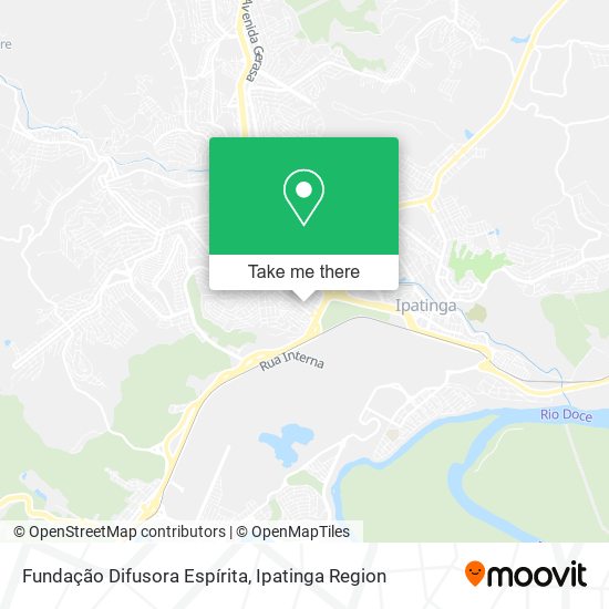 Fundação Difusora Espírita map