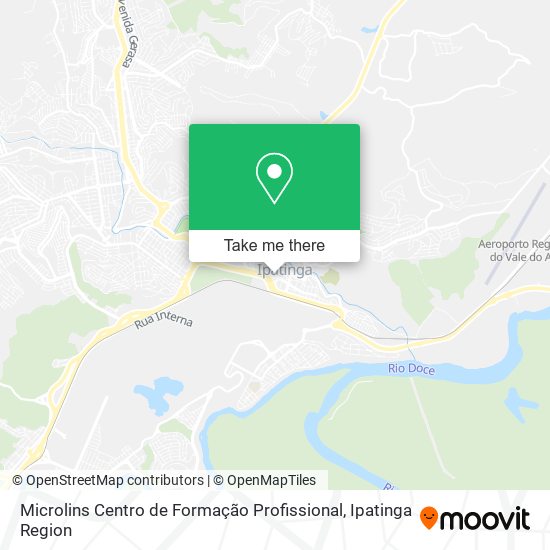 Microlins Centro de Formação Profissional map