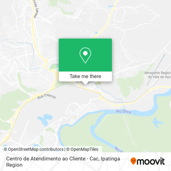 Centro de Atendimento ao Cliente - Cac map