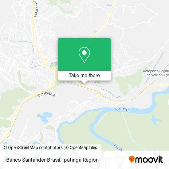 Banco Santander Brasil map