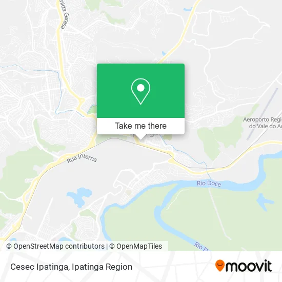 Cesec Ipatinga map