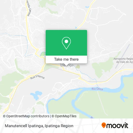 Manutencell Ipatinga map
