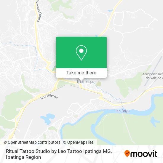 Ritual Tattoo Studio by Leo Tattoo Ipatinga MG map