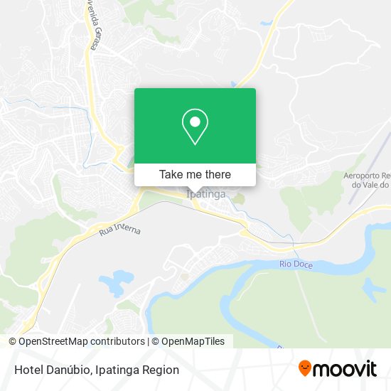 Hotel Danúbio map