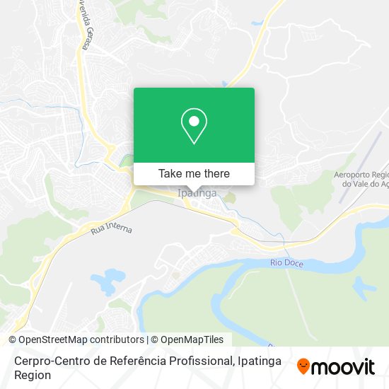 Mapa Cerpro-Centro de Referência Profissional