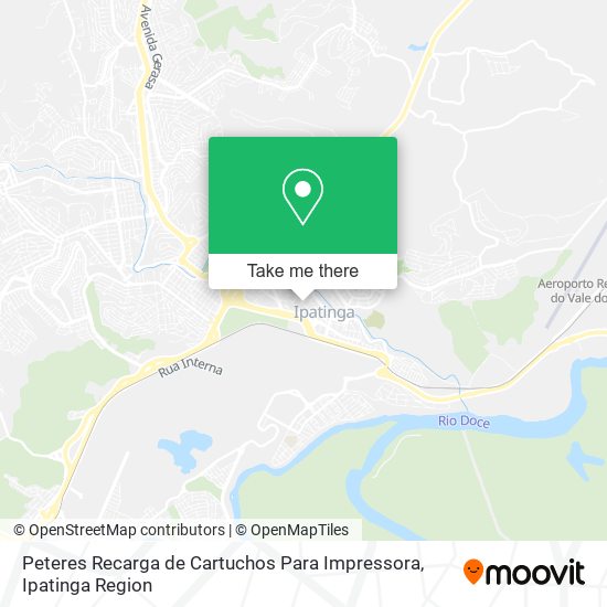 Peteres Recarga de Cartuchos Para Impressora map