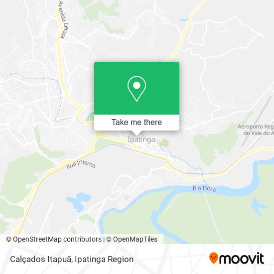 Calçados Itapuã map