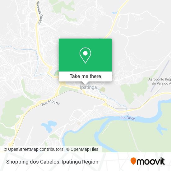 Shopping dos Cabelos map