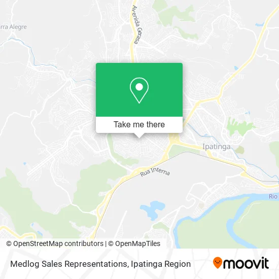 Medlog Sales Representations map