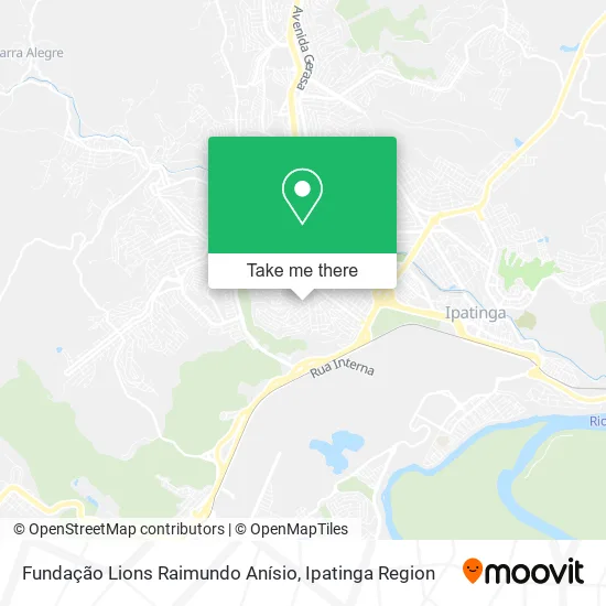 Fundação Lions Raimundo Anísio map