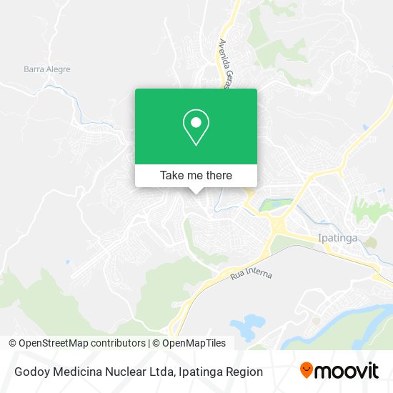 Godoy Medicina Nuclear Ltda map
