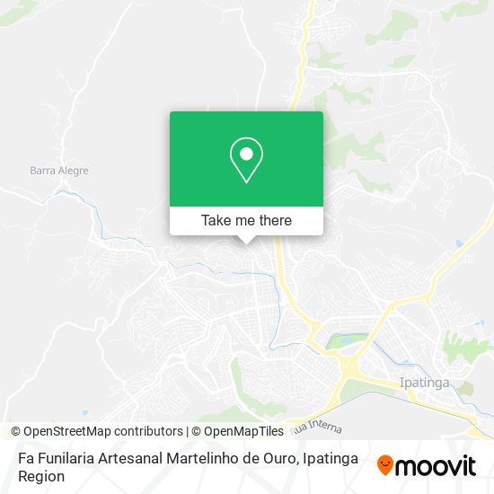 Fa Funilaria Artesanal Martelinho de Ouro map