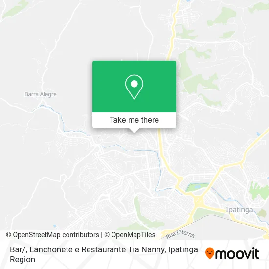 Bar / , Lanchonete e Restaurante Tia Nanny map