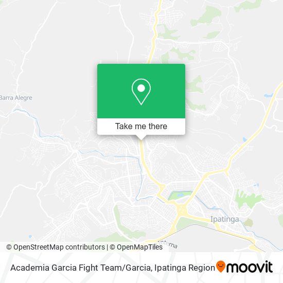 Mapa Academia Garcia Fight Team / Garcia