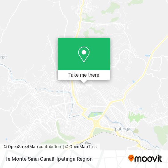 Ie Monte Sinai Canaã map