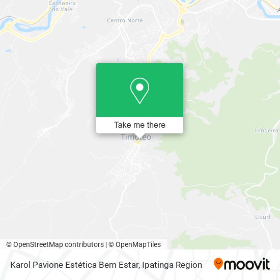 Mapa Karol Pavione Estética Bem Estar