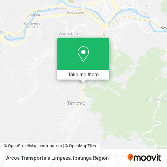 Arcos Transporte e Limpeza map