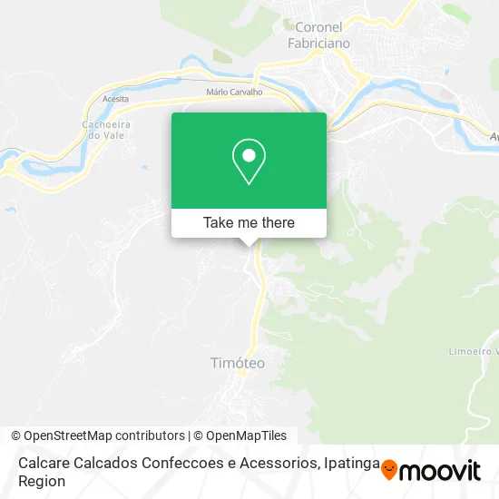 Calcare Calcados Confeccoes e Acessorios map