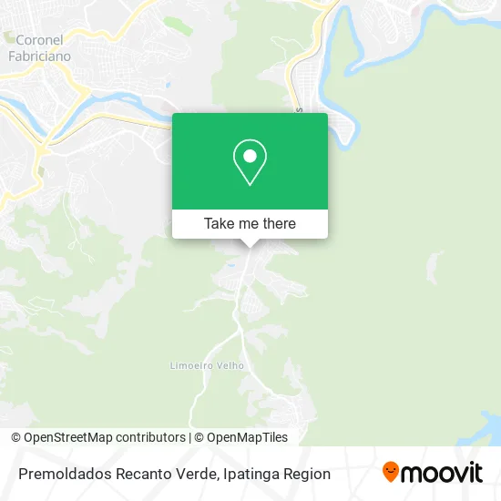 Premoldados Recanto Verde map