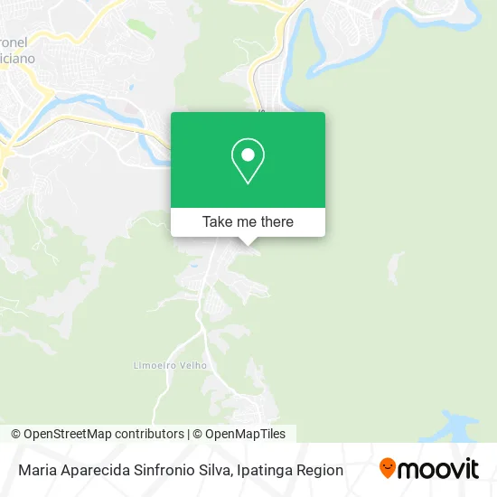 Maria Aparecida Sinfronio Silva map