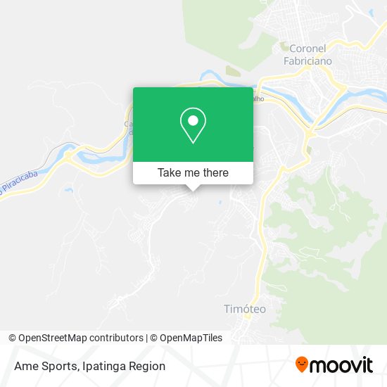 Ame Sports map