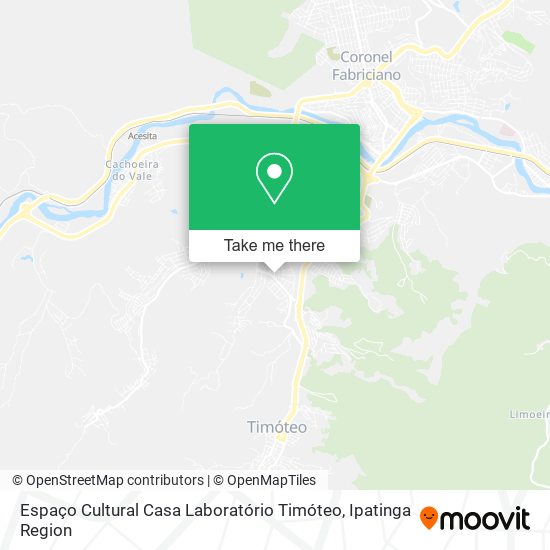 Espaço Cultural Casa Laboratório Timóteo map