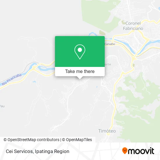 Cei Servicos map