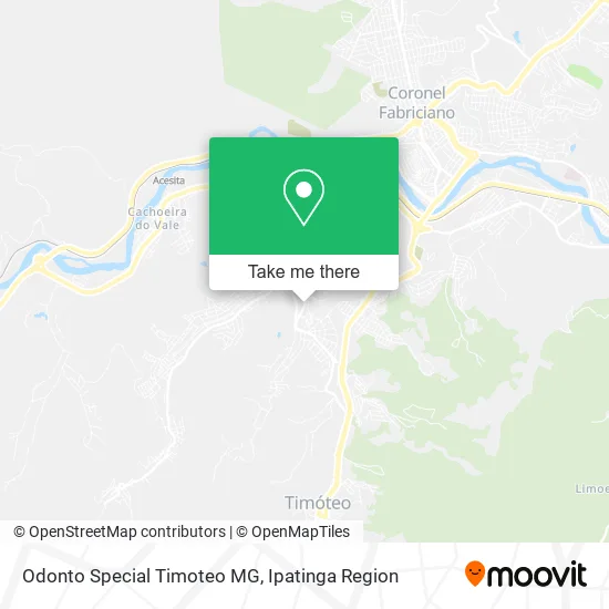 Odonto Special Timoteo MG map