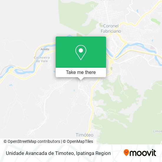 Unidade Avancada de Timoteo map