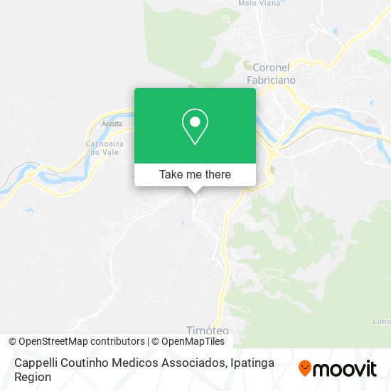 Mapa Cappelli Coutinho Medicos Associados